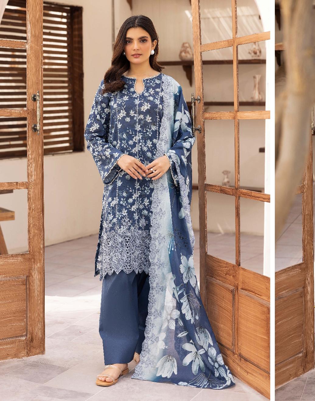 Rang Reza Embroidered 3pc Article 7 | Upto 35% Off