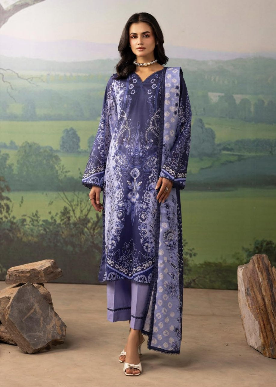 Raiha Lawn Unstitched 3pc R3143-168