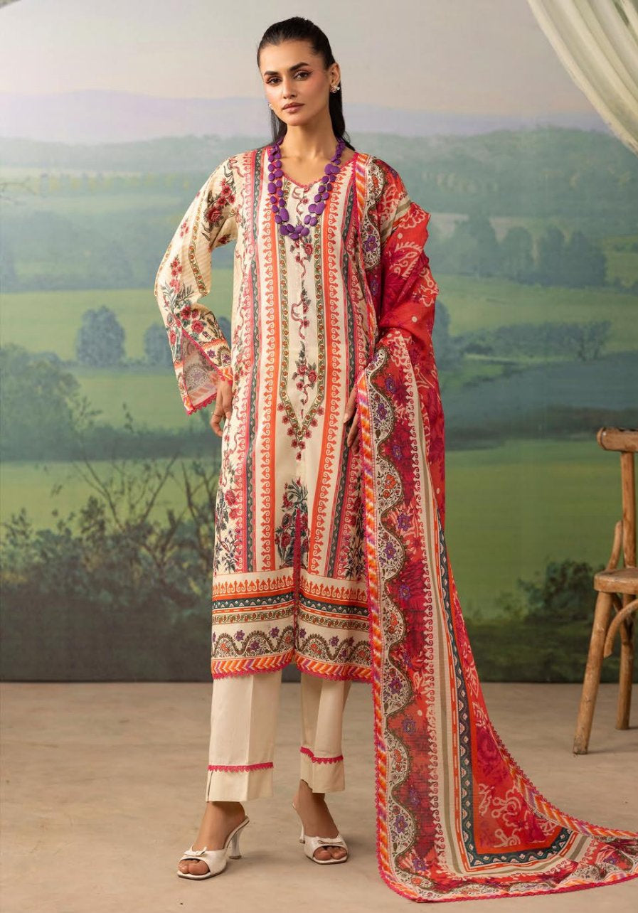 Raiha Lawn Unstitched 3pc R3143-161