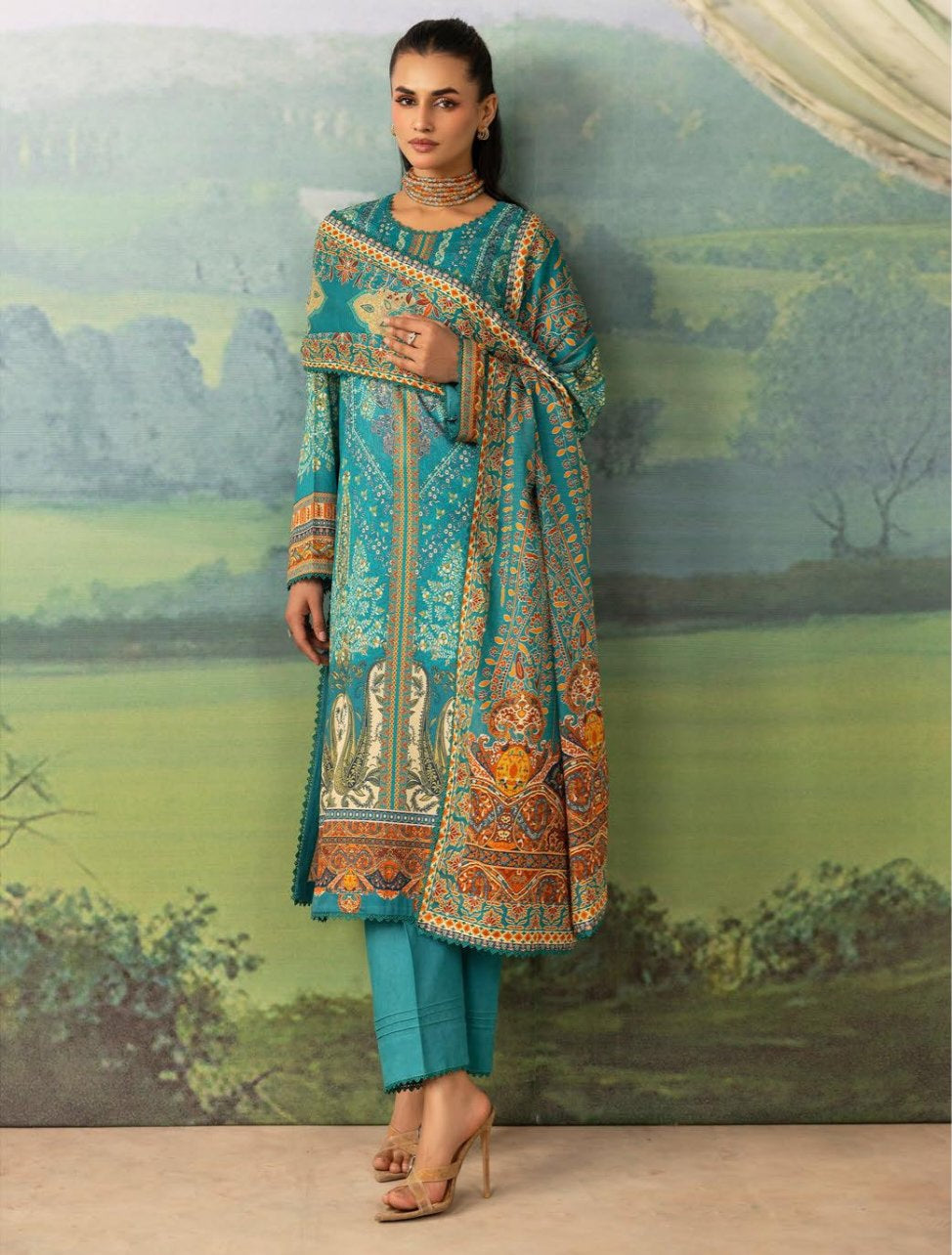 Raiha Lawn Unstitched 3pc R3143-162