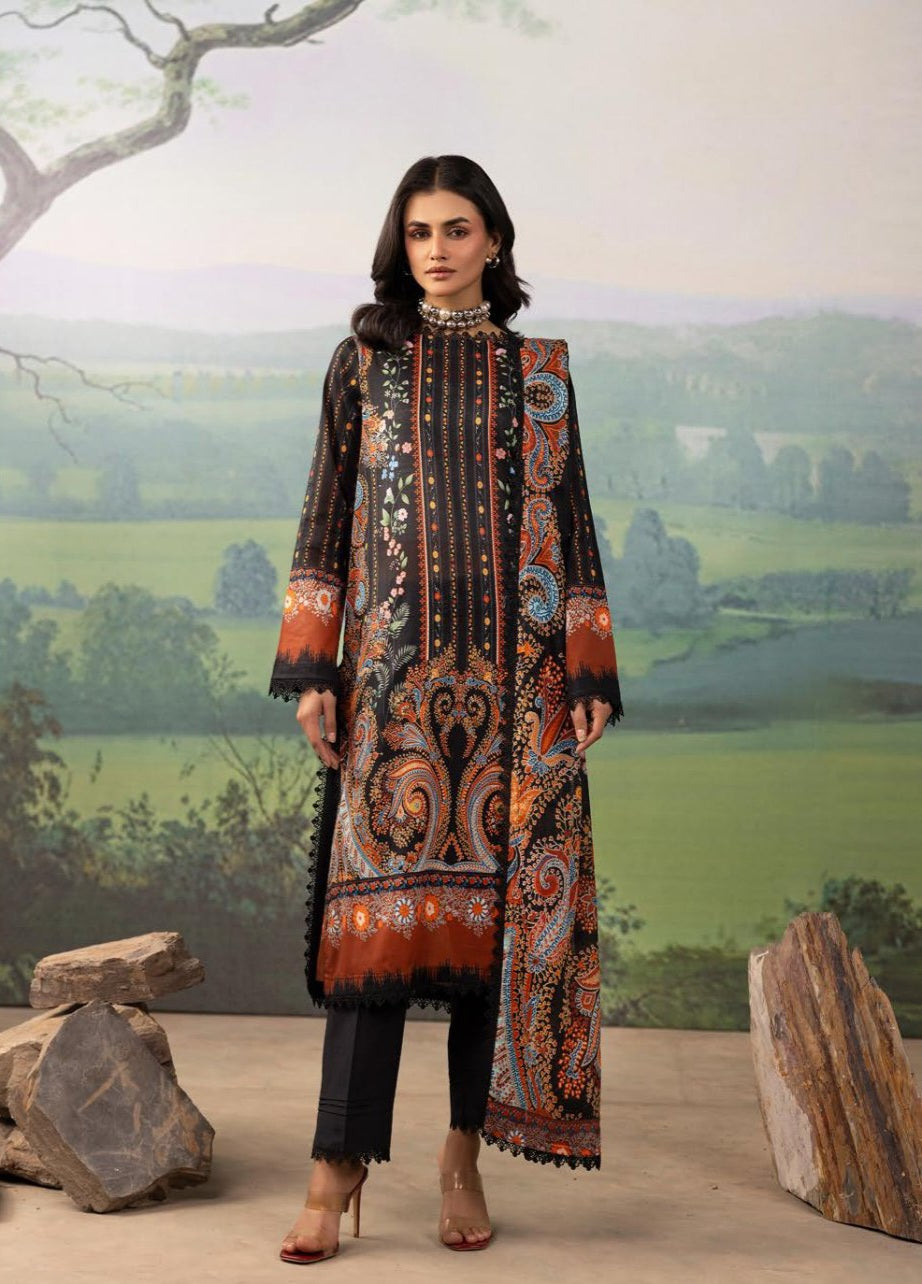 Raiha Lawn Unstitched 3pc R3143-170