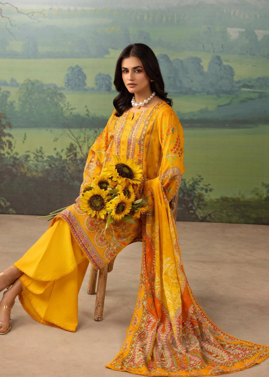 Raiha Lawn Unstitched 3pc R3143-167
